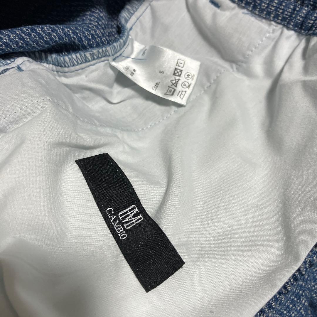 【CAMBIO】Denim Jacquard Jogger Pants /Ｓ