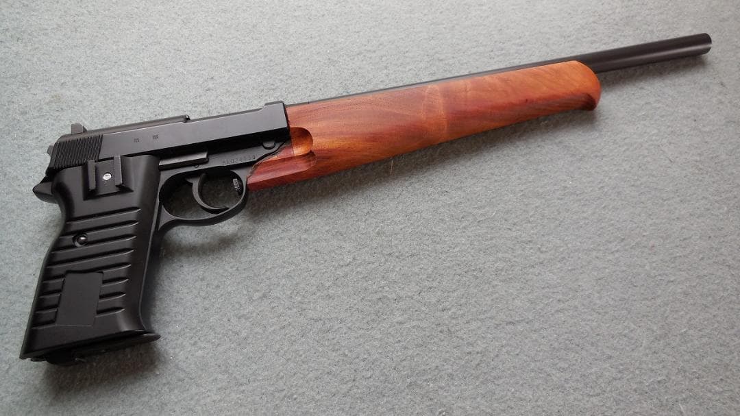 マルゼン ワルサーP38 デタッチャブル本体+木製ストック+写真の物