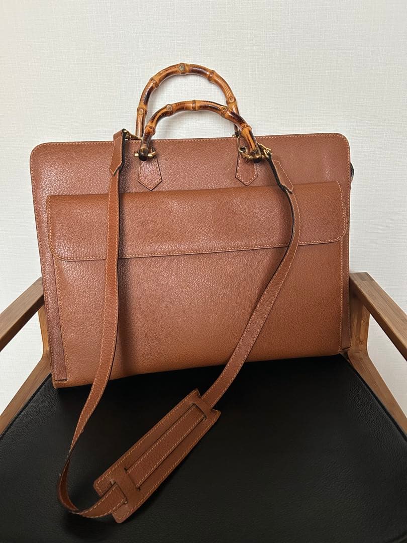 グッチビジネスバッグ　バンブー2way