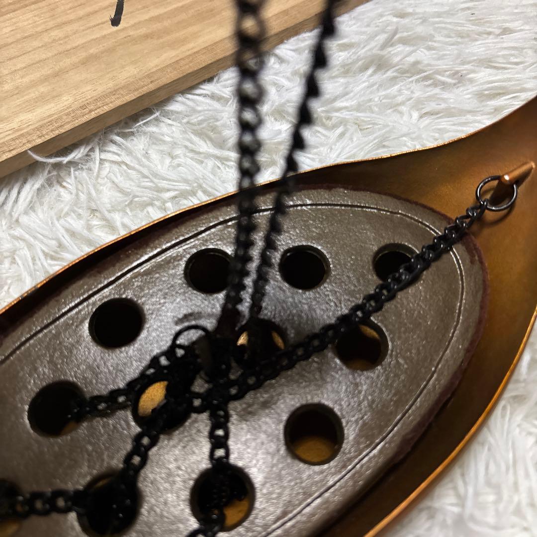 ◎希少 金谷浄雲造 唐銅 吊舟花入 共箱付 花器 華道 茶道 花入れ