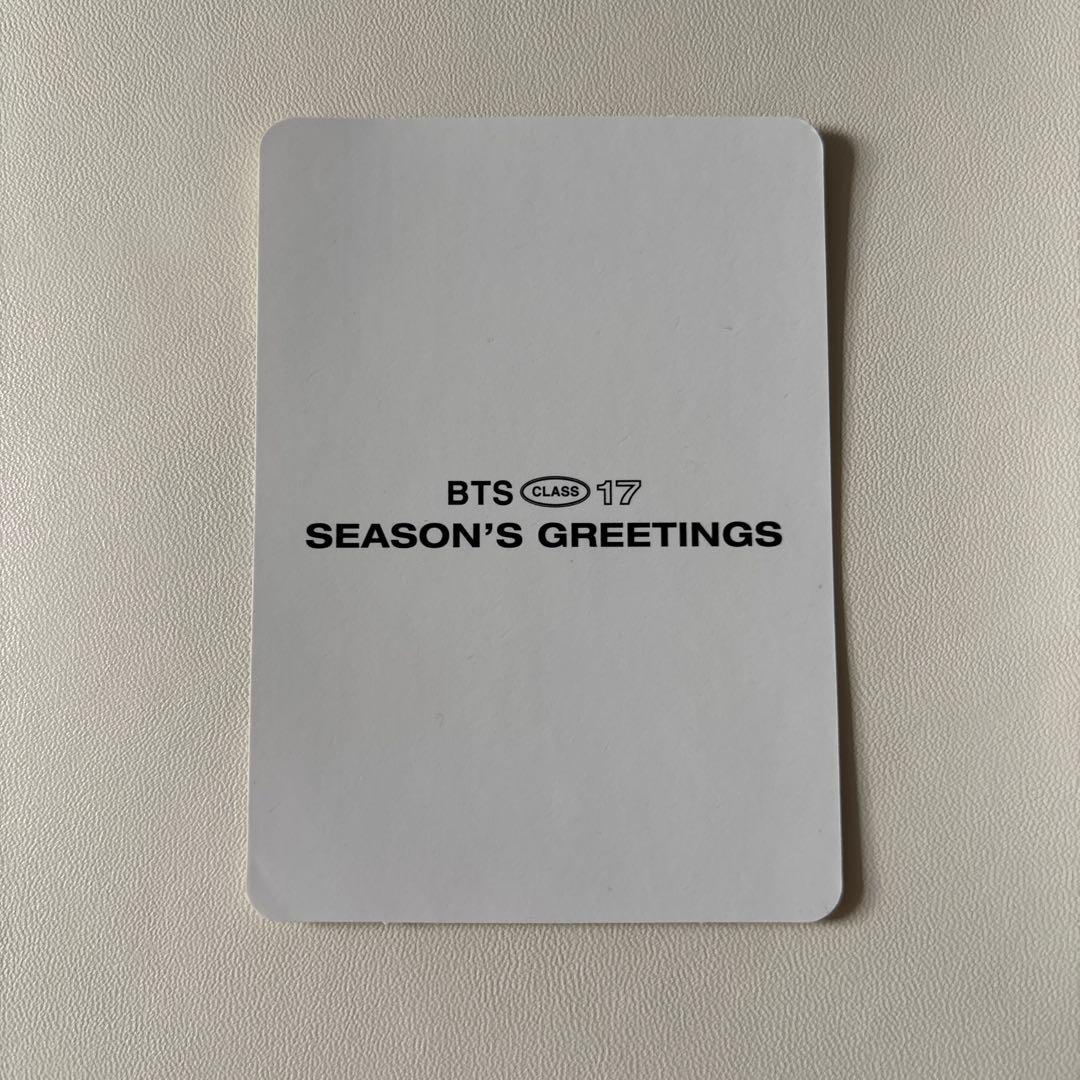 BTS SEASON'S GREETINGS 2017 ジョングク　トレカ付き
