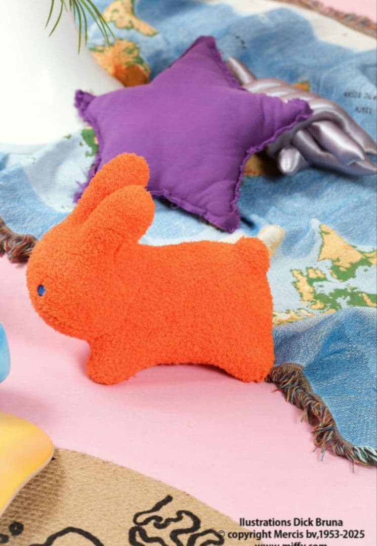 みそしる　ビームス別注idesブルーナボンボンふわモコミニラビット