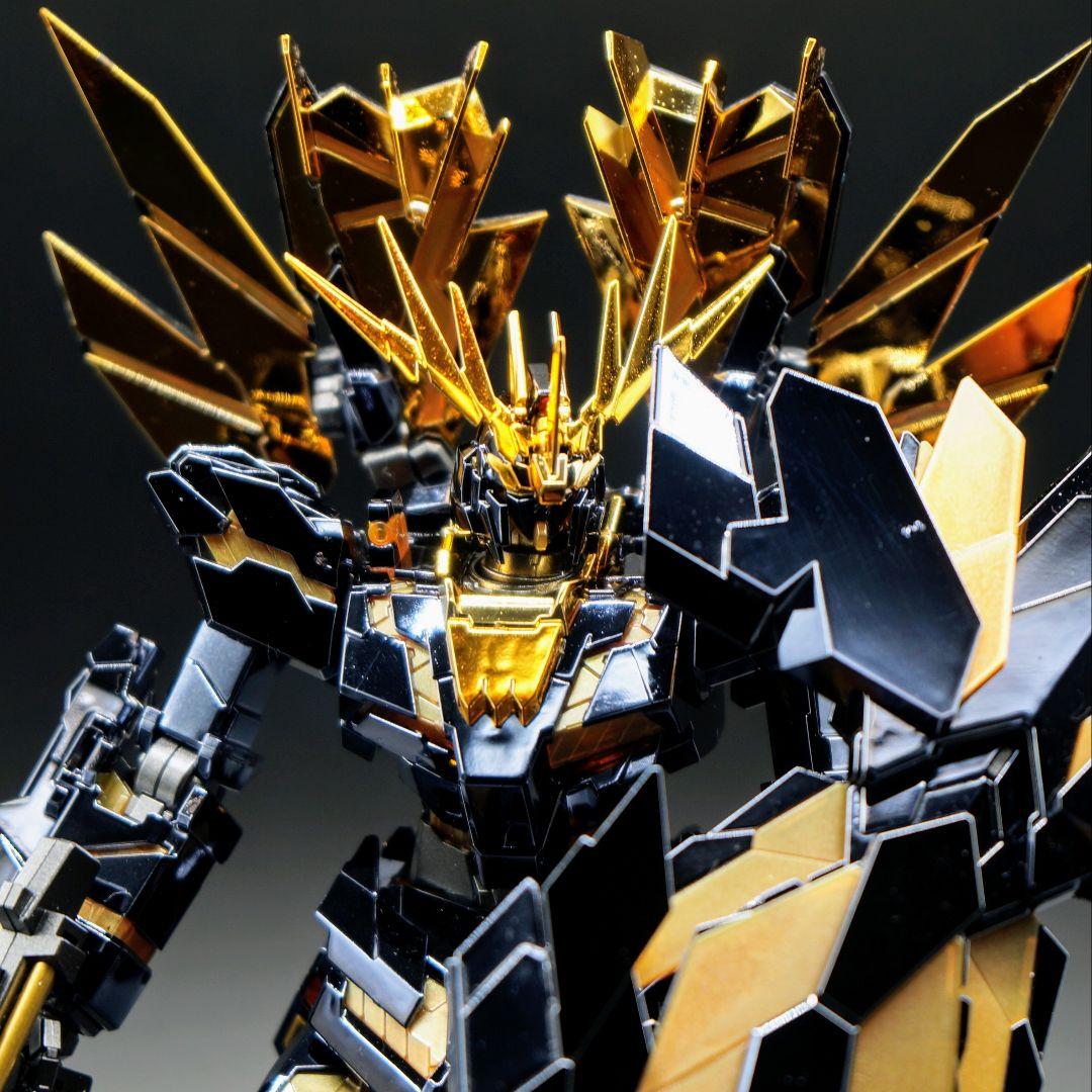 大和【メッキ仕様】MG バンシィ ノルン 完成品 ユニコーンガンダム