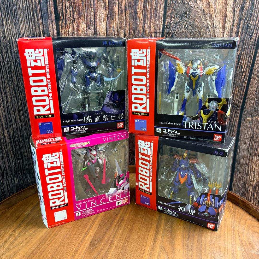 ROBOT魂 コードギアス反逆のルルーシュ R2 フィギュア 4体セット 箱付