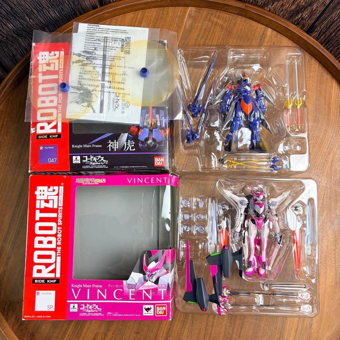 ROBOT魂 コードギアス反逆のルルーシュ R2 フィギュア 4体セット 箱付