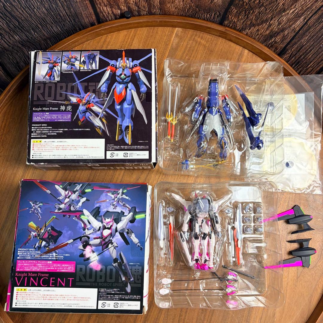 ROBOT魂 コードギアス反逆のルルーシュ R2 フィギュア 4体セット 箱付