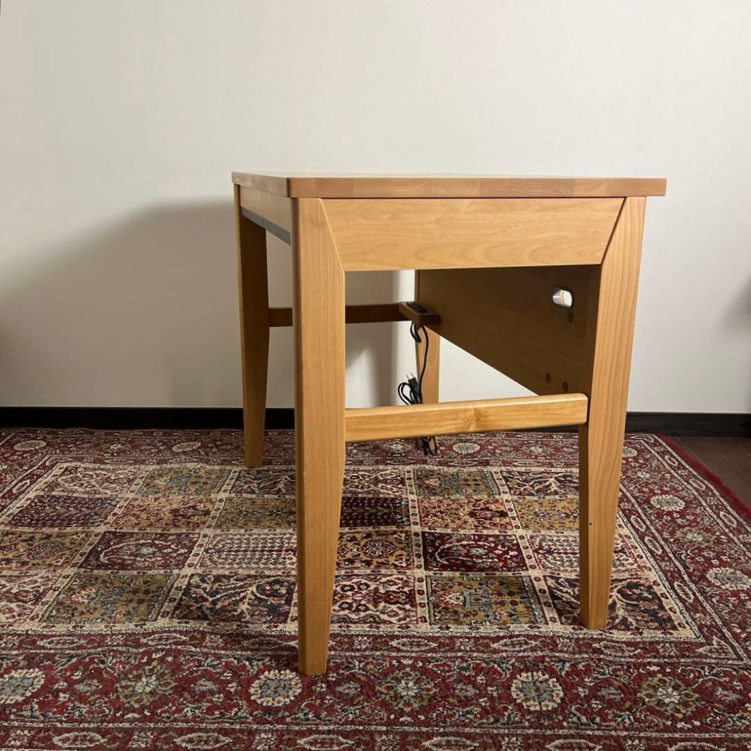 KOIZUMIコイズミ◾️コンセント付きデスク KWD-131 机 パソコン 木製