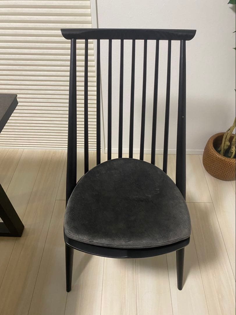 定価50万！！【最終値下げ】ダークグレー ダイニングテーブルと椅子4脚セット