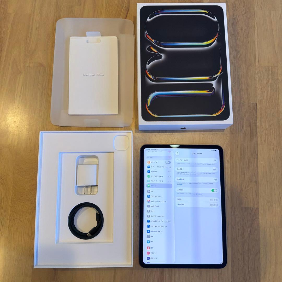 iPad Pro m4 11インチ セルラーモデル 256GB 美品