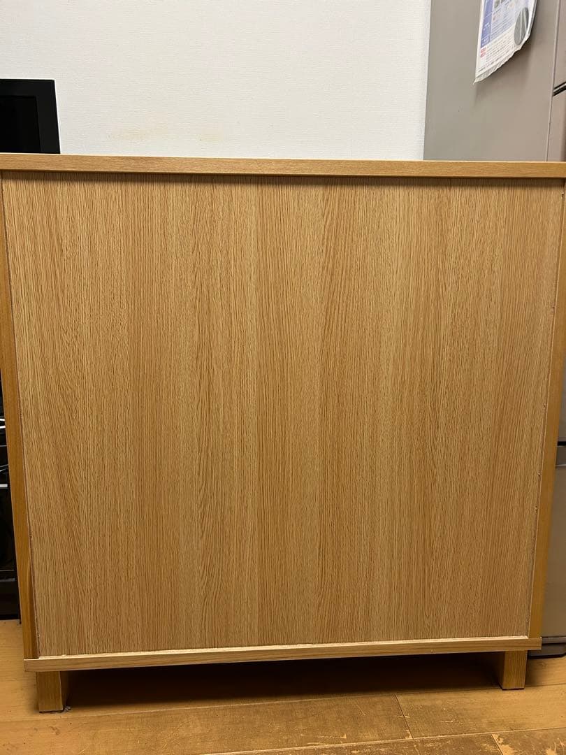 無印良品 オーク材 食器棚 観音開き