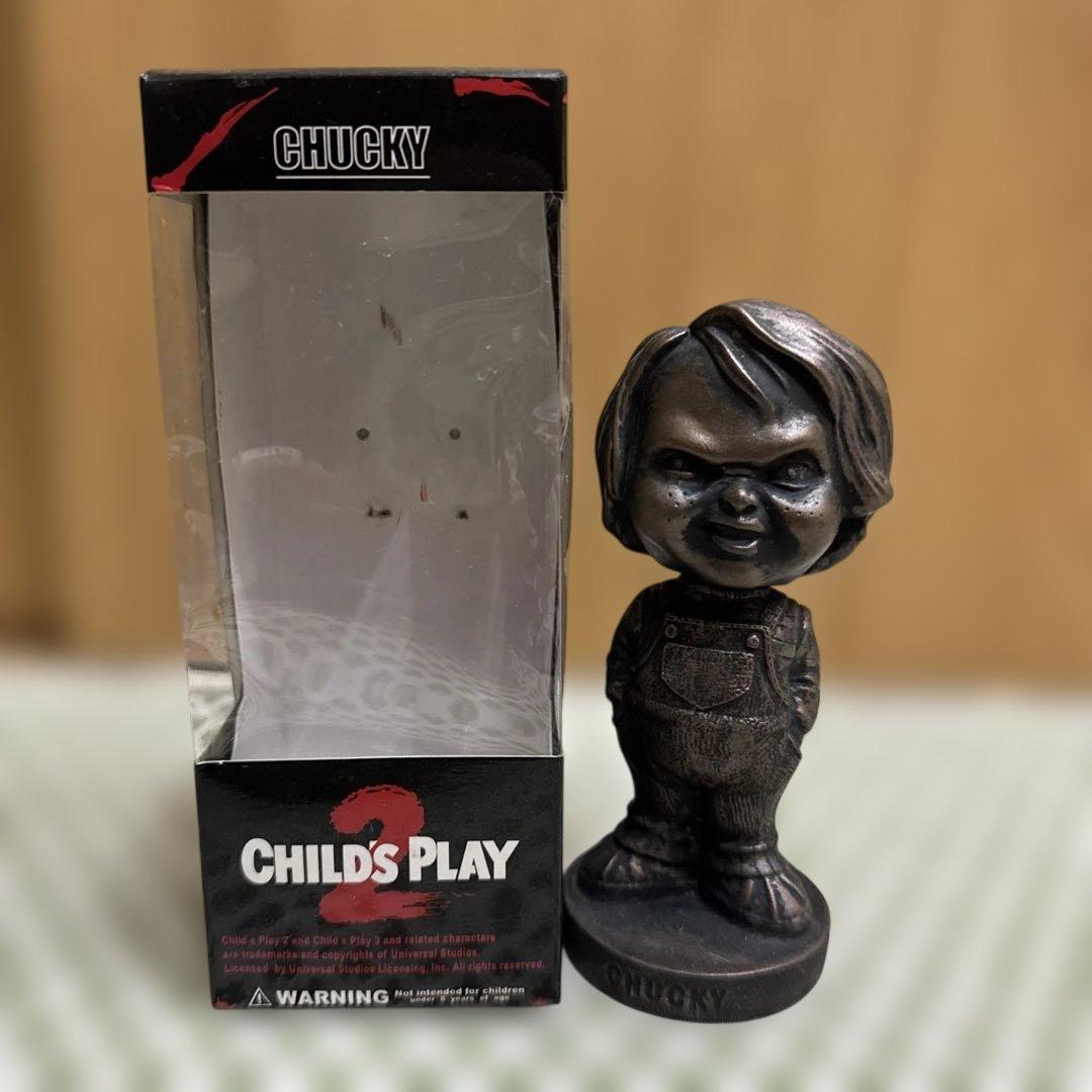 チャイルドプレイ2 ボビングヘッド『チャッキー／ブロンズ風』