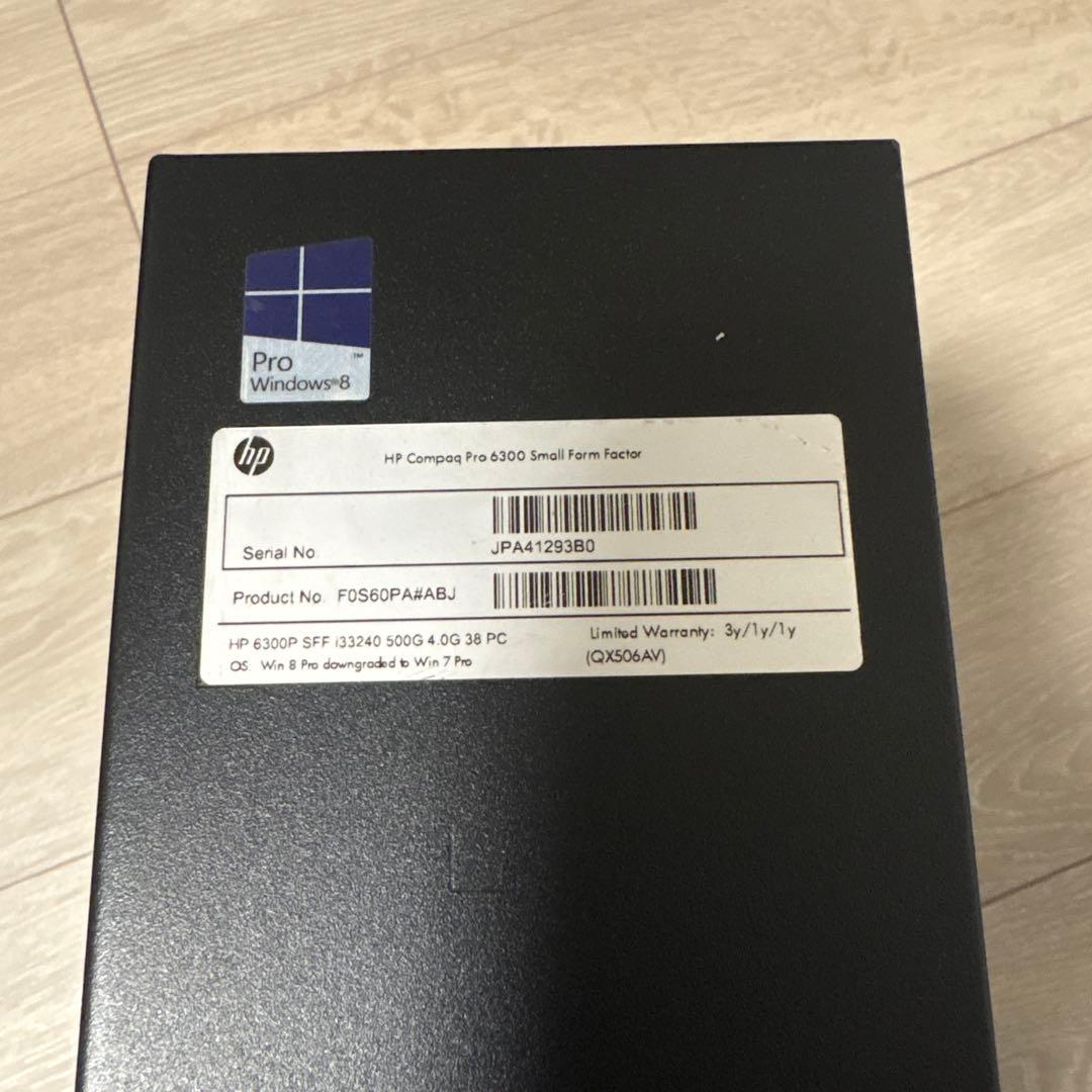 HP Compaq／Win11Pro／i5-3470／14GB／256GBSSD