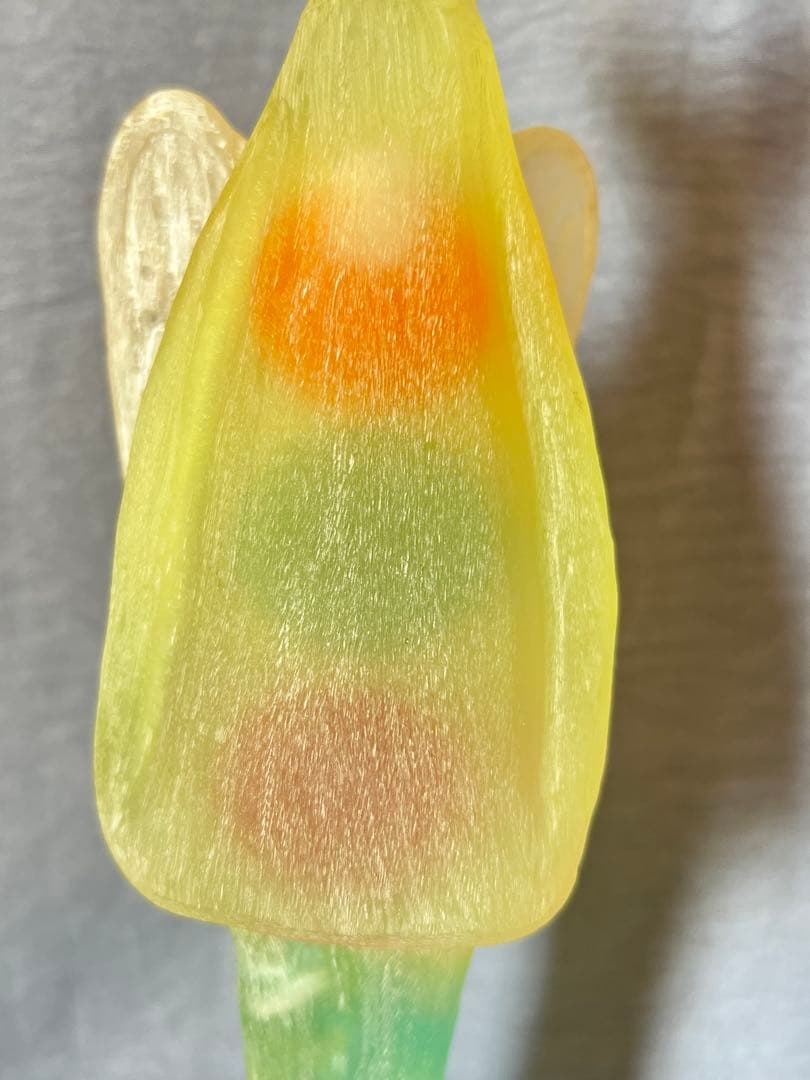 造形作家　ナスマサタカ　ビッグぷーちゃんエンジェル（イエローグリーン系）