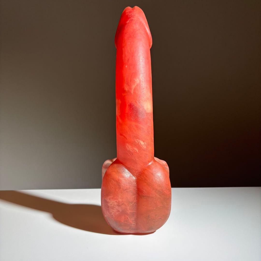 天然石で作られた顔のついた男根 プリミティブ　珍品 子宝 彫刻 子宝 縁起物