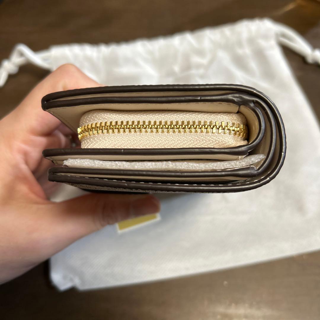 MICHAEL KORS 二つ折り財布 ホワイト系 新品未使用 値下げ！！