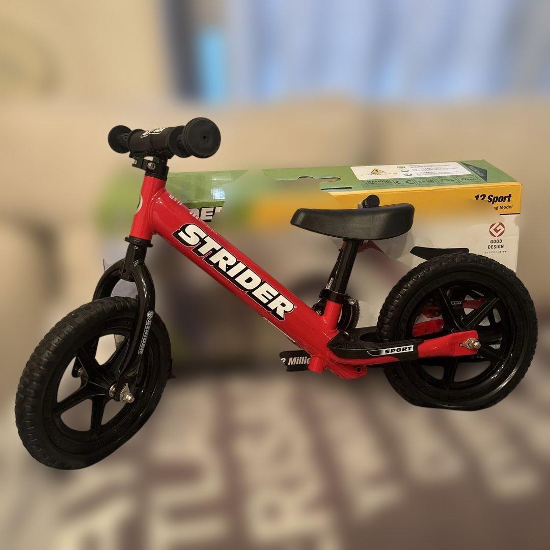 値下げ中【中古・美品】STRIDER 赤 12インチ