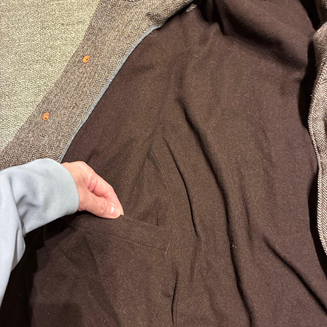 45rpm ブラウン ヘリンボーンジャケット サイズ5