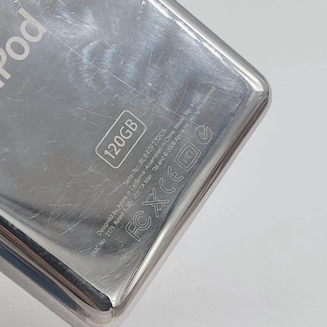 美品 iPod classic 120GB シルバー 動作確認済み