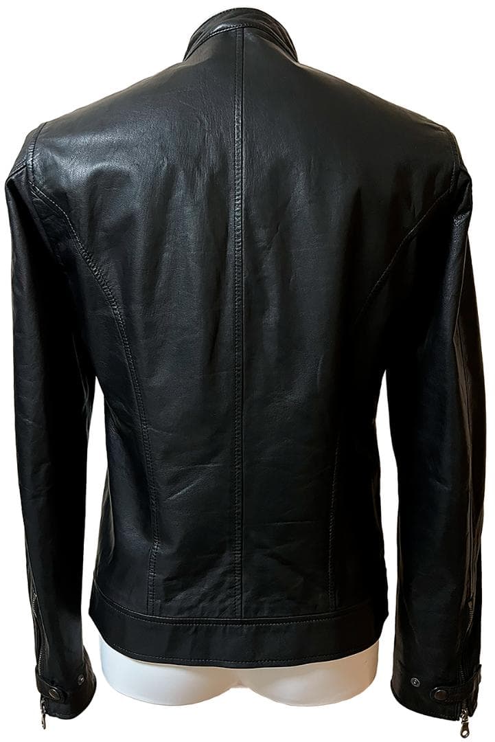 【美品】Paul Smith　シープスキン シングル ライダースジャケット【M】