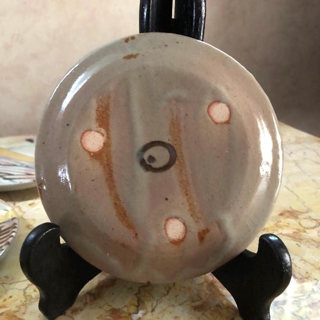 仙山窯 安藤日出武作 乾山風金彩銘々皿5客