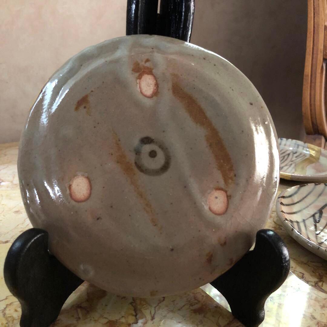 仙山窯 安藤日出武作 乾山風金彩銘々皿5客