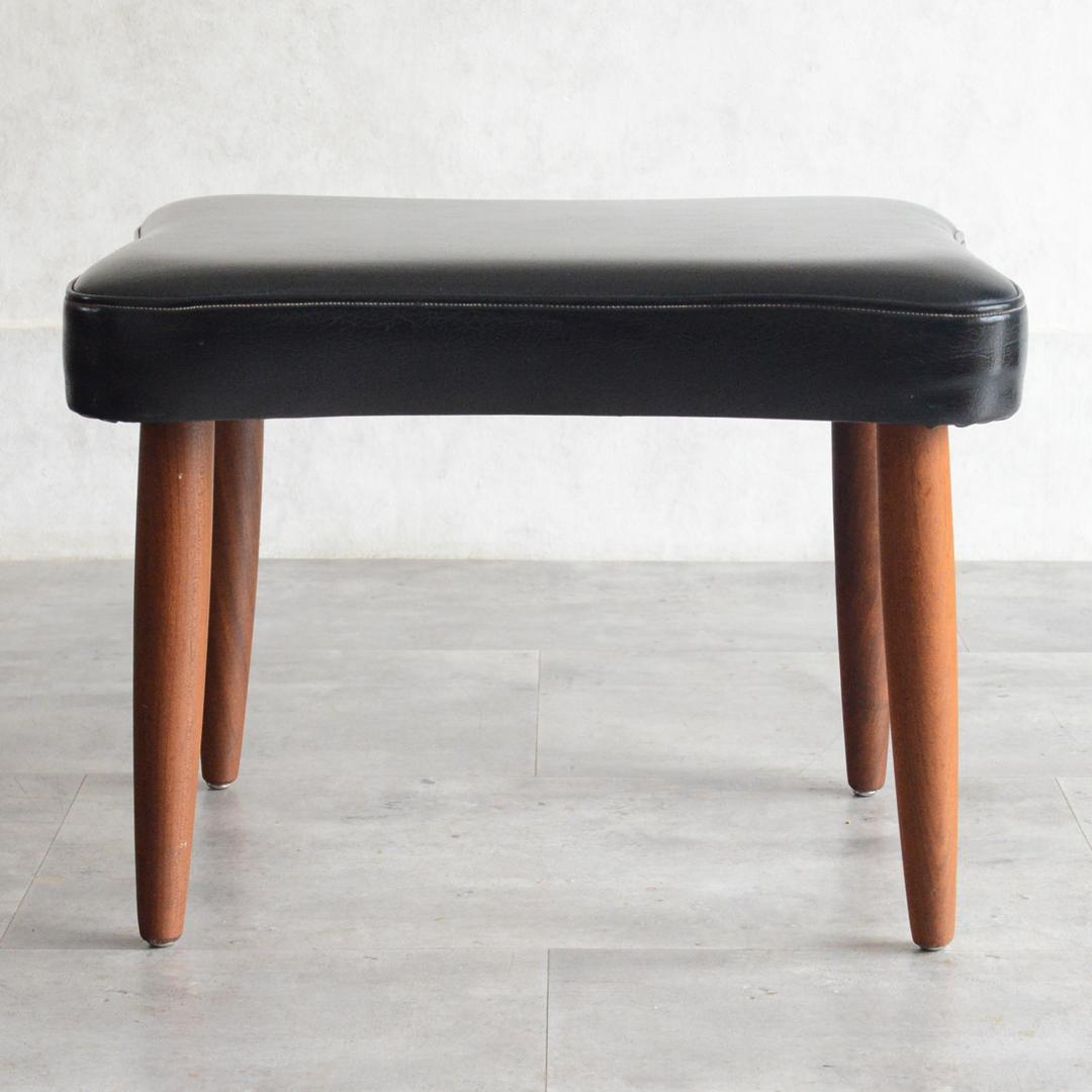 デンマーク 北欧ヴィンテージ オットマン 北欧家具 スツール チーク北欧デザイン