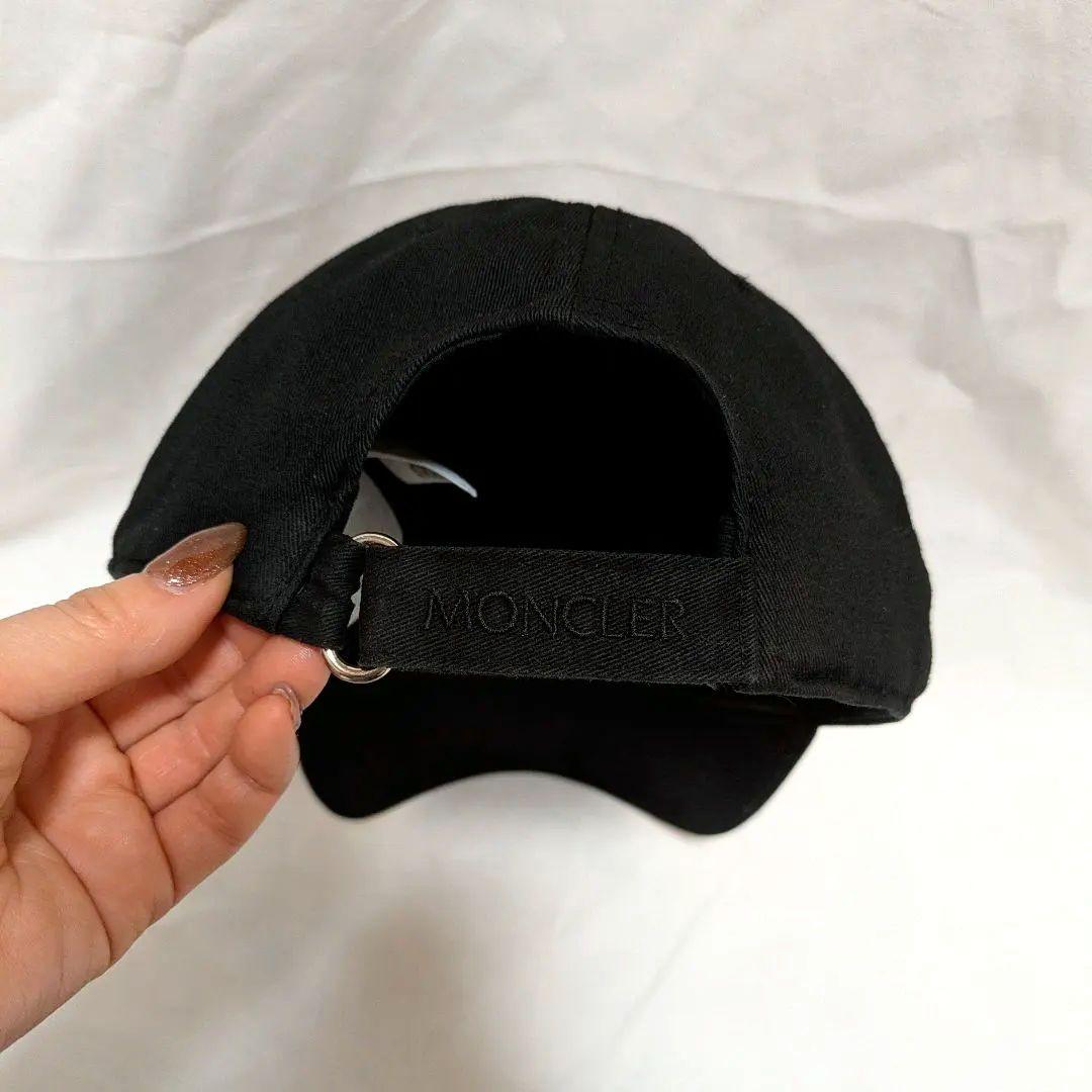 【最終値下げ】✨️MONCLER✨️ モンクレール ブラック ロゴ キャップ