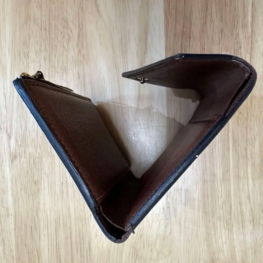 【ルイヴィトン】二つ折り財布 モノグラム/ブラウン