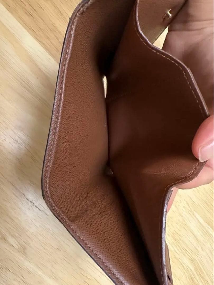 【ルイヴィトン】二つ折り財布 モノグラム/ブラウン