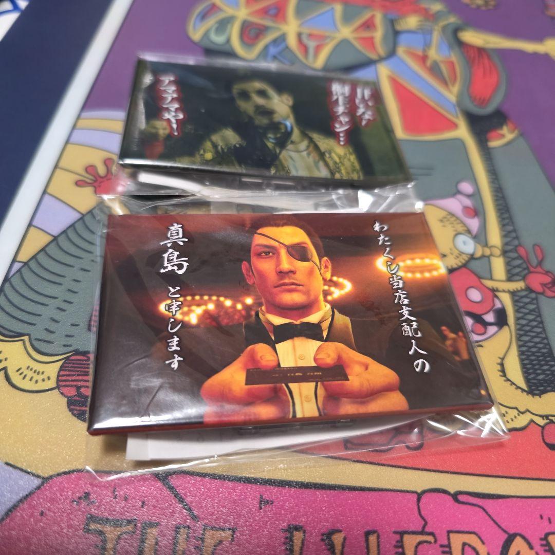 龍が如く 真島コレクション セリフ付きスタンド缶バッジ