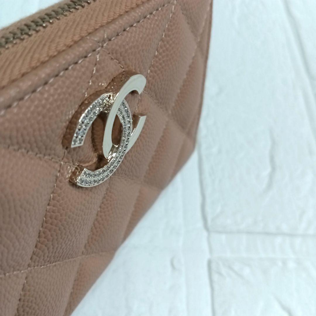 CHANEL マトラッセ ココマーク 小銭入れ 財布 キャビアスキン
