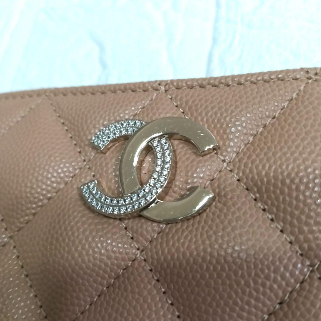 CHANEL マトラッセ ココマーク 小銭入れ 財布 キャビアスキン