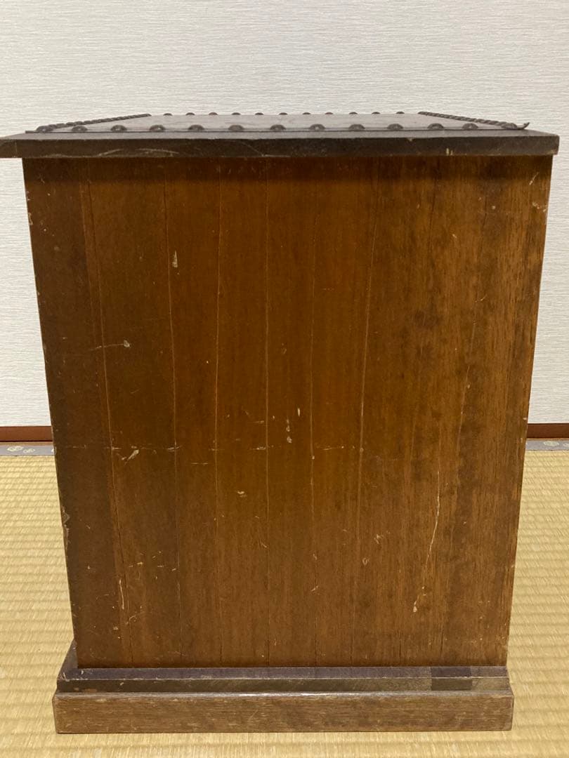 アンティーク チェスト レトロ　箪笥　タンス　本革　ヴィンテージ