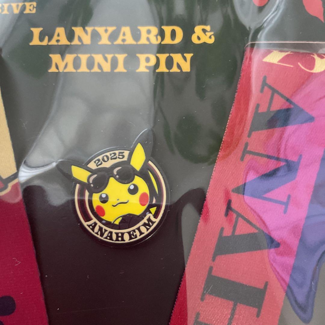 現地販売品★Pokémon wcs2025 ロカビリーピカチュウストラップピンズ