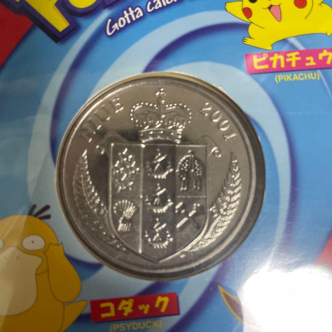 ニウエ 2001年 ポケモン ピカチュウ 1ドル ニッケル硬貨