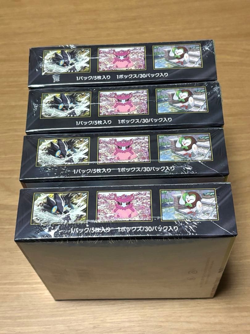 ポケモンカードゲームMEGA ムニキスゼロ 4BOX シュリンク付