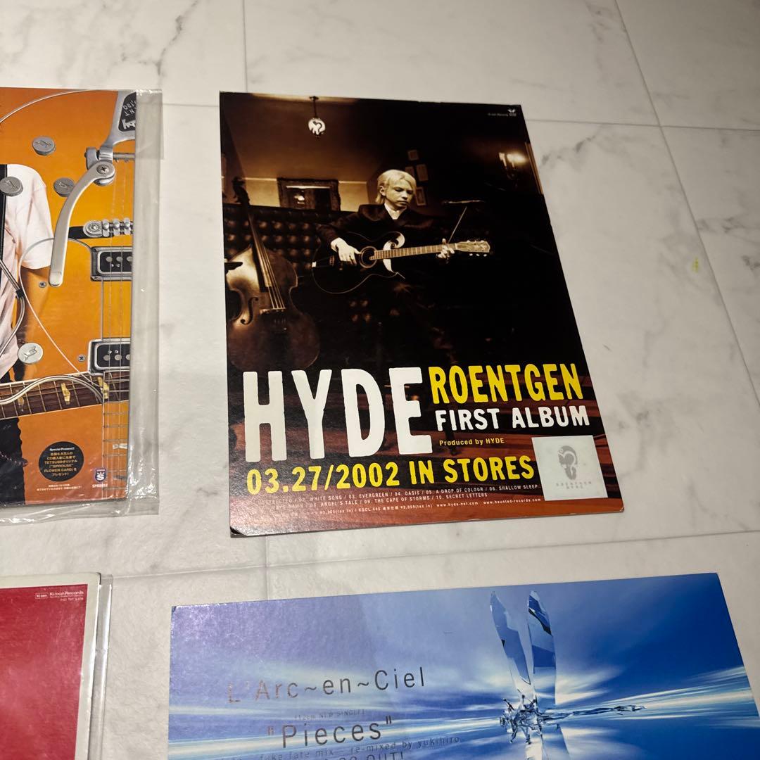 店頭展示用POP ラルクアンシエル L'Arc〜en〜Ciel hyde パネル