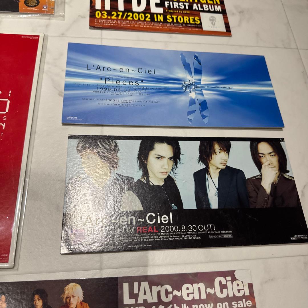 店頭展示用POP ラルクアンシエル L'Arc〜en〜Ciel hyde パネル