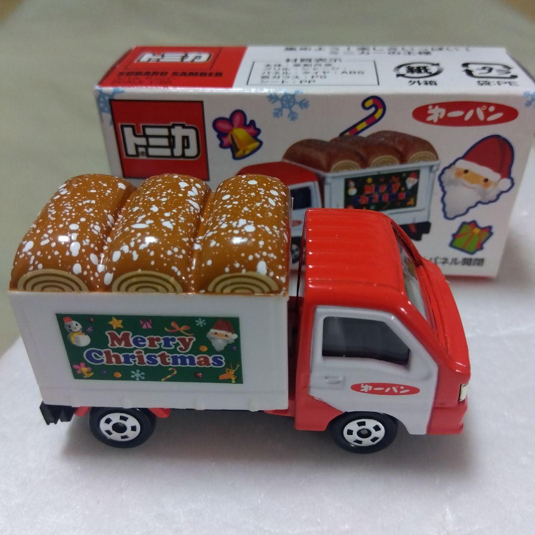 トミカ 第一パン スバルサンバー クリスマスver　赤/白　特注ミニカーです。