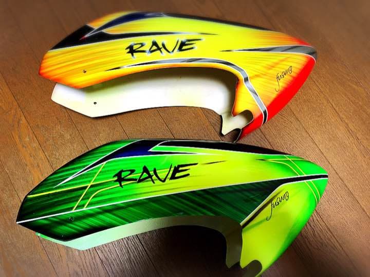 ラジコンヘリ RAVE 90 700 FUSUNO キャノピー キャビン フスノ