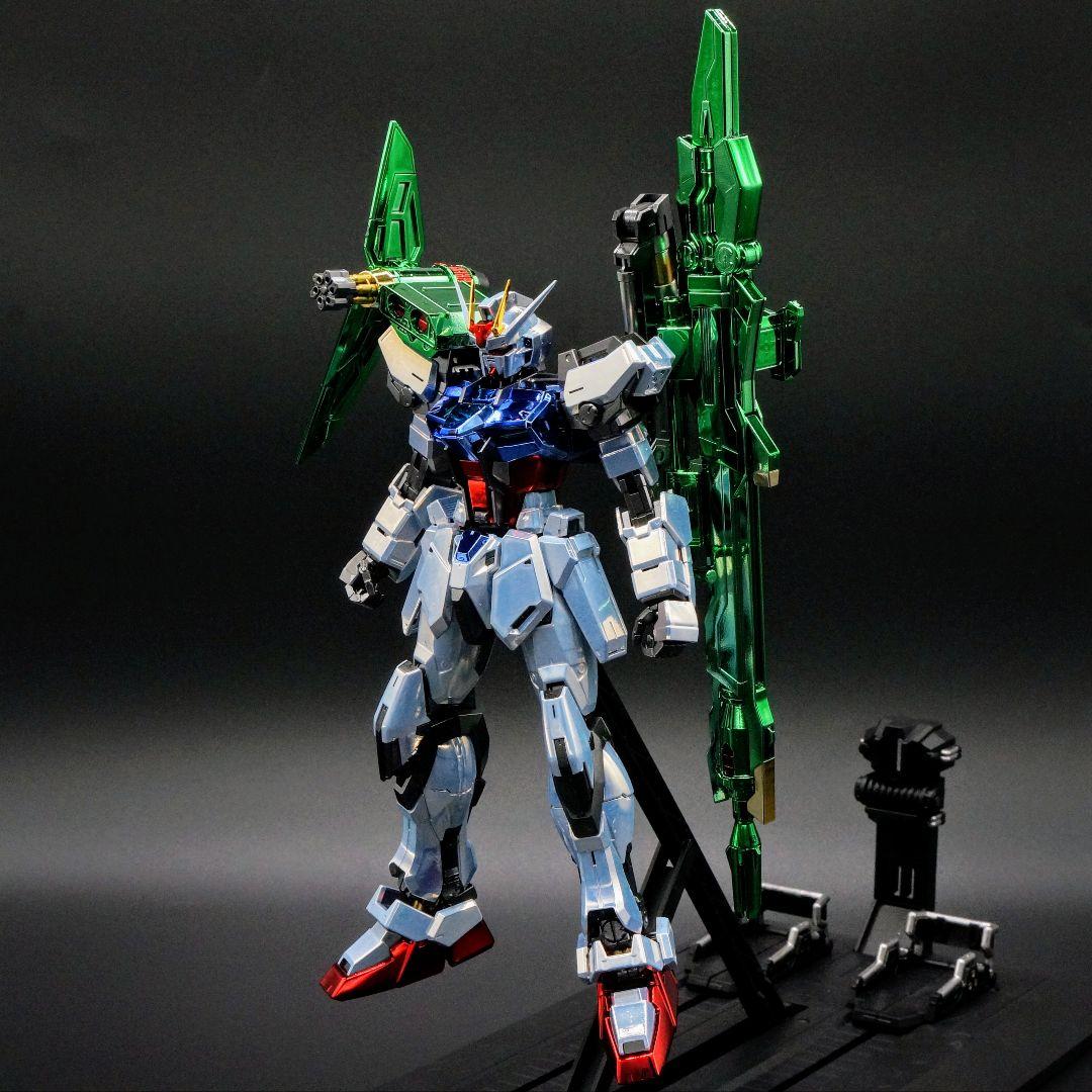 ガキマガリ【メッキ仕様】MG パーフェクト ストライクガンダム 完成品