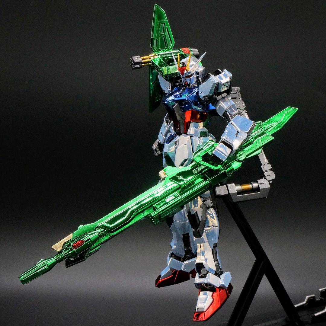 ガキマガリ【メッキ仕様】MG パーフェクト ストライクガンダム 完成品