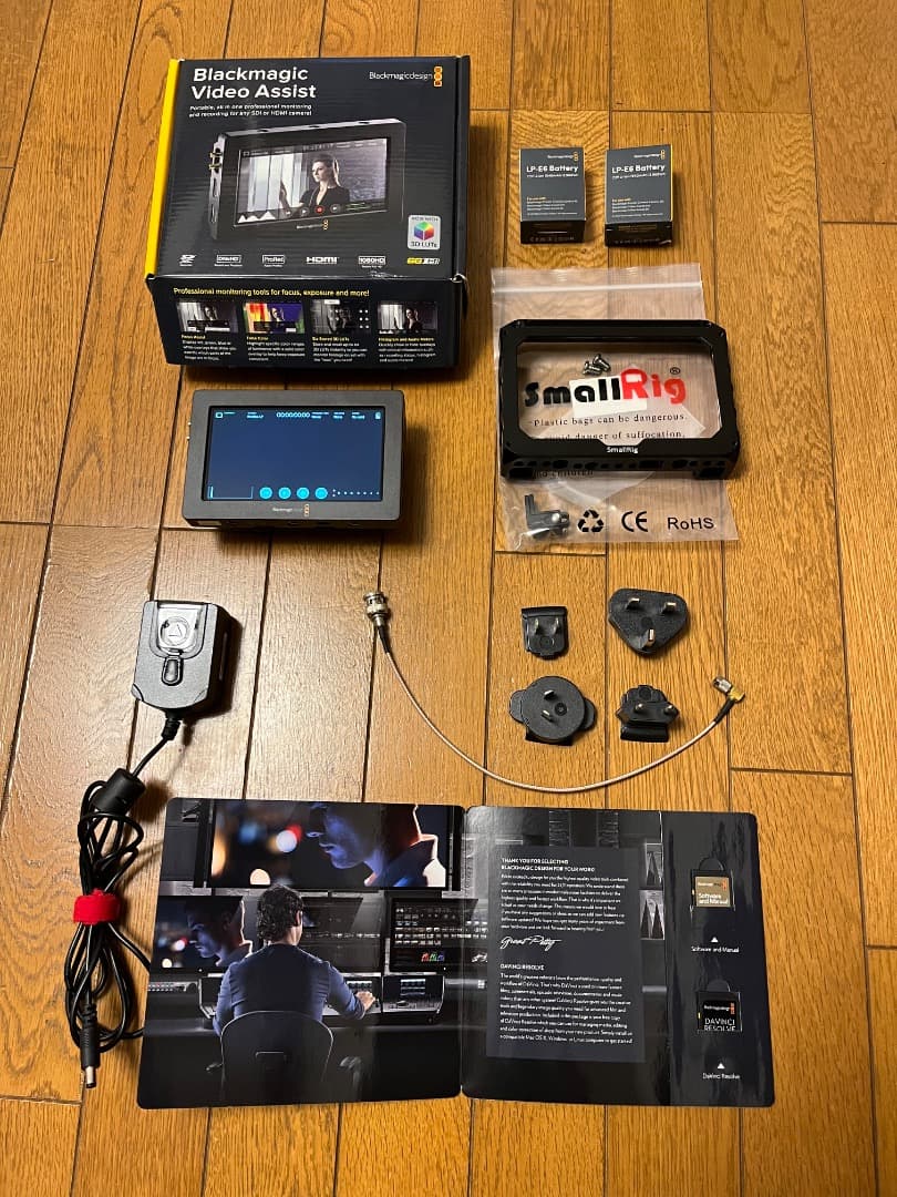 Blackmagic Video Assist 5インチフルHDモニター　美品