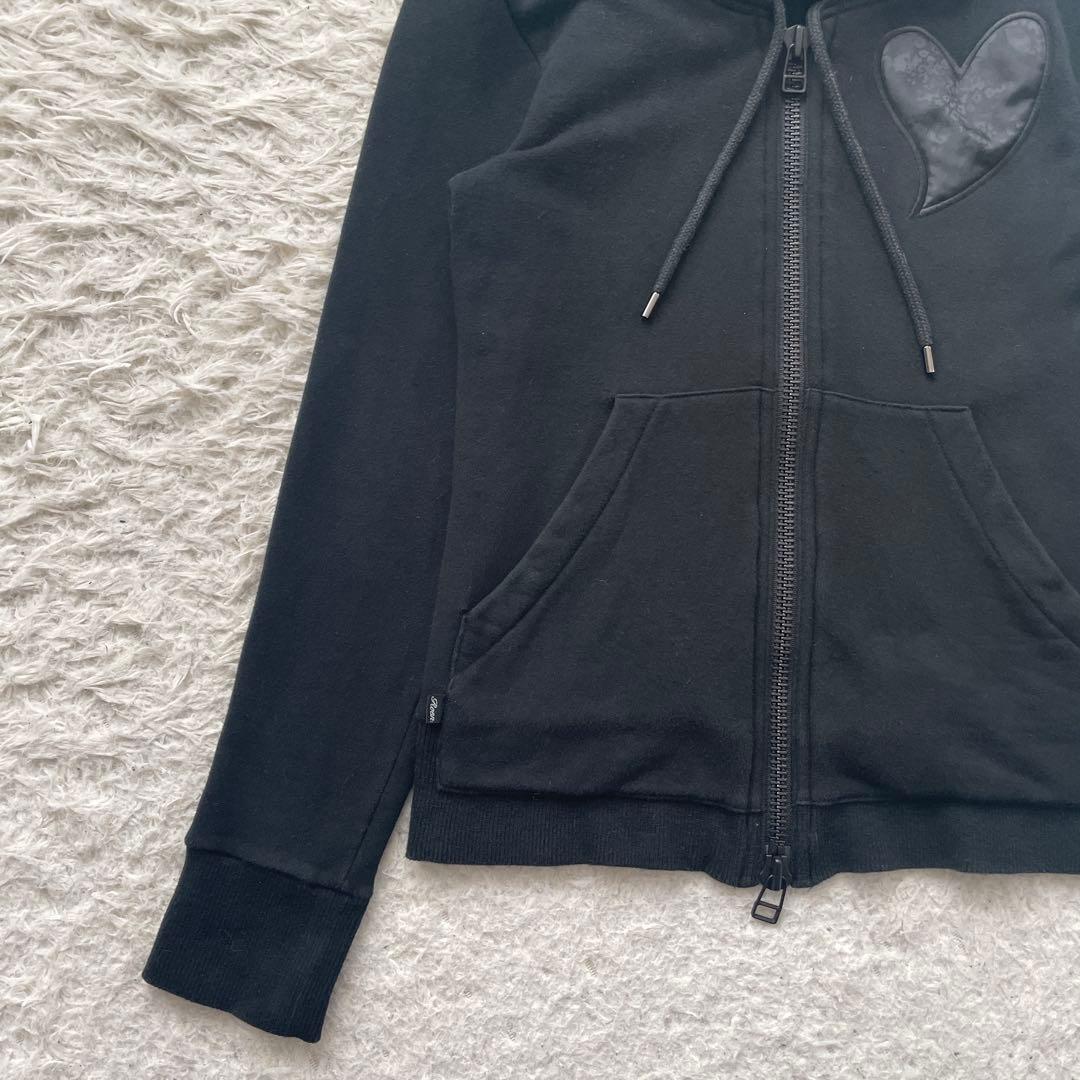 Roen 2way スカル　ネックウォーマー　パーカー　ジップ　ライダース