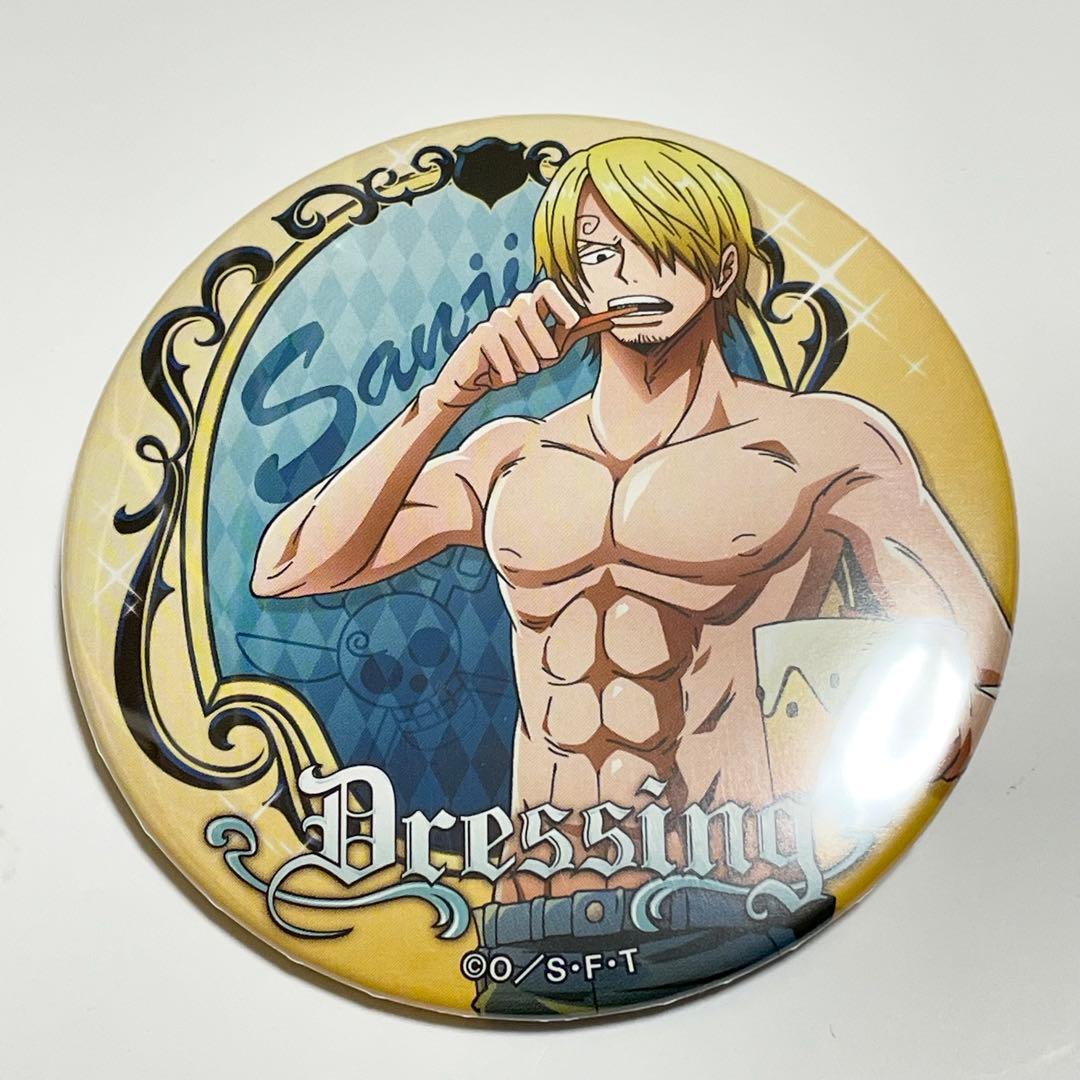 【美品】ONE PIECE サンジ Dressing缶バッジ 缶バッチ 輩