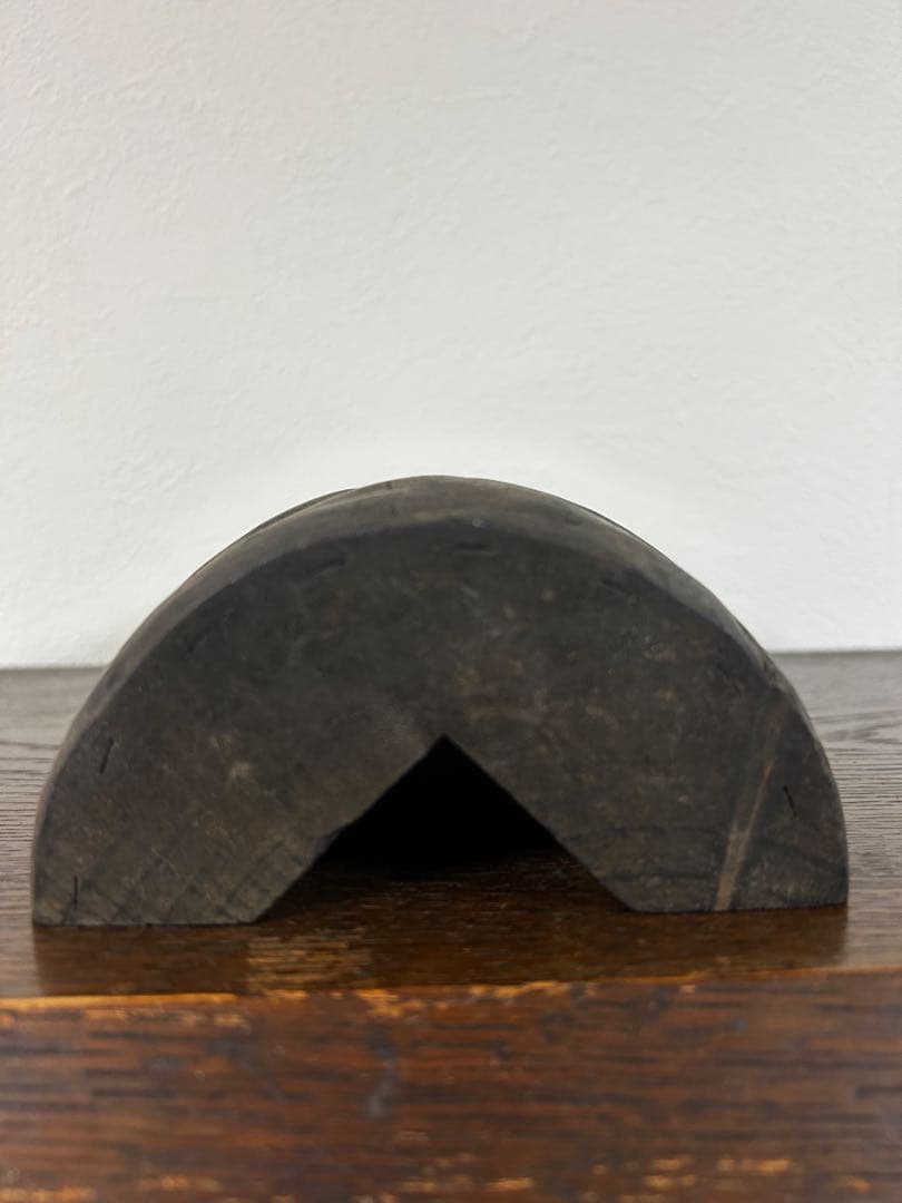 釜神　アンティーク　民俗　木製　仮面　竈神　80年代