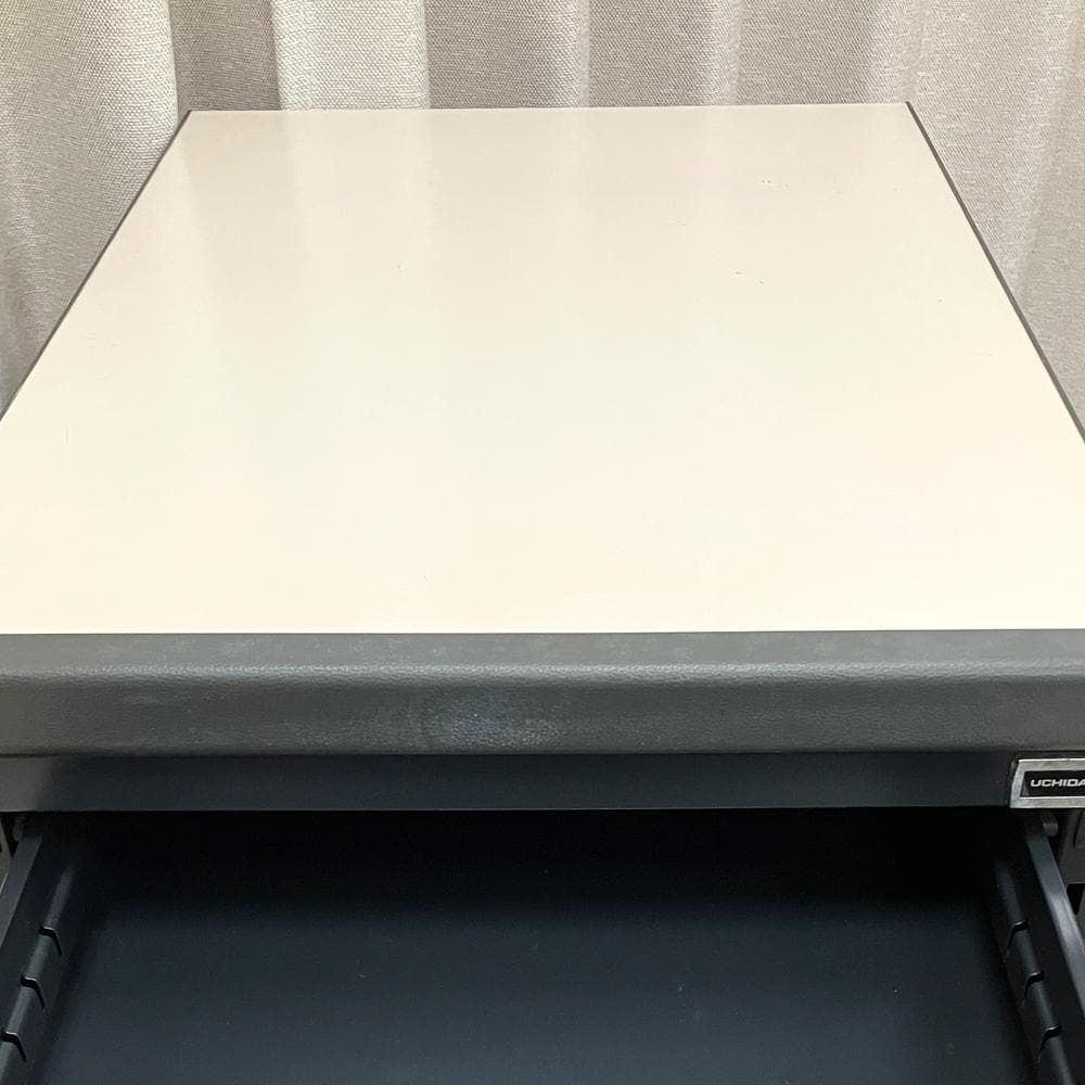 #2774-4　UCHIDA　スチールワゴン　サイドワゴン　デスクワゴン