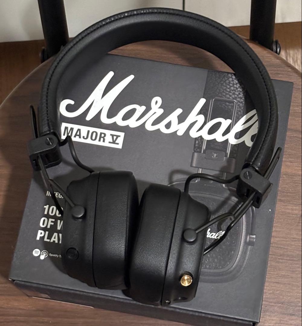 Marshall Major V ワイヤレスヘッドホン　ケース付