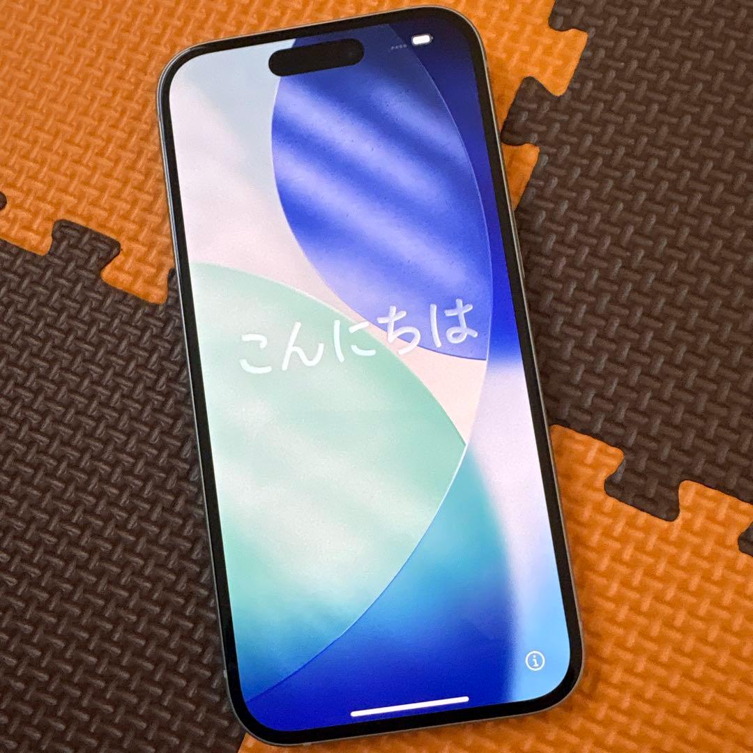 Apple iPhone 15 ブルー128gb 本体　バッテリー95% 美品