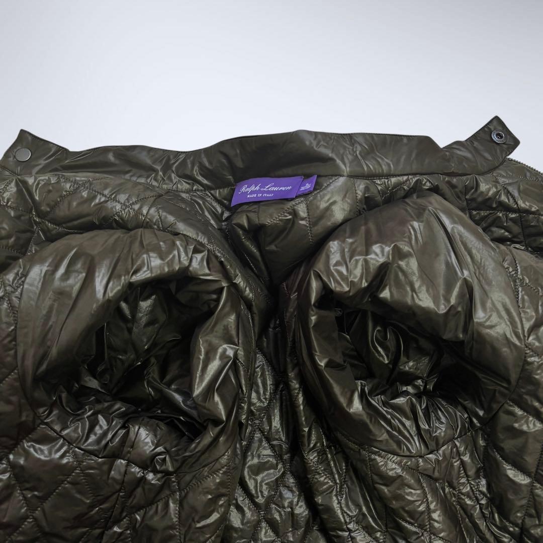 【希少XL】最高級ラルフローレンパープルレーベル ストレッチ ライダース カーキ